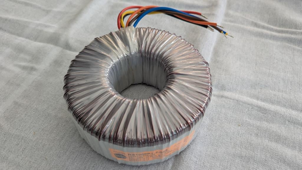 Nuvotem Talema RS1000P1-2-055 ringkern transformator 2x 55V, Hobby en Vrije tijd, Elektronica-componenten, Ophalen of Verzenden