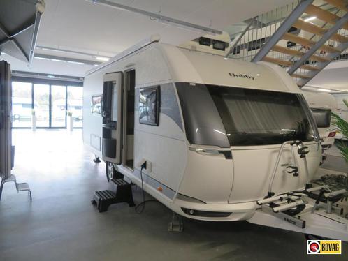 Hobby Prestige 560 WLU Mover/ Airco/Eamp;P, Caravans en Kamperen, Caravans, tot en met 4, 1500 - 2000 kg, Rondzit, Hobby, 2 aparte bedden
