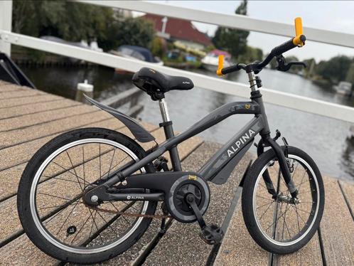Alpina Trial jongensfiets 18 inc Space Black, Fietsen en Brommers, Fietsen | Crossfietsen en BMX, 16 tot 20 inch, Aluminium, Ophalen