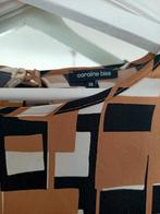 Caroline Biss 100% zijden blouse met retro motief, maat 36, Kleding | Dames, Bruin, Nieuw, Ophalen of Verzenden, Maat 36 (S)