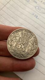 België 5 francs 1874 zilver, Ophalen of Verzenden, Zilver, Losse munt