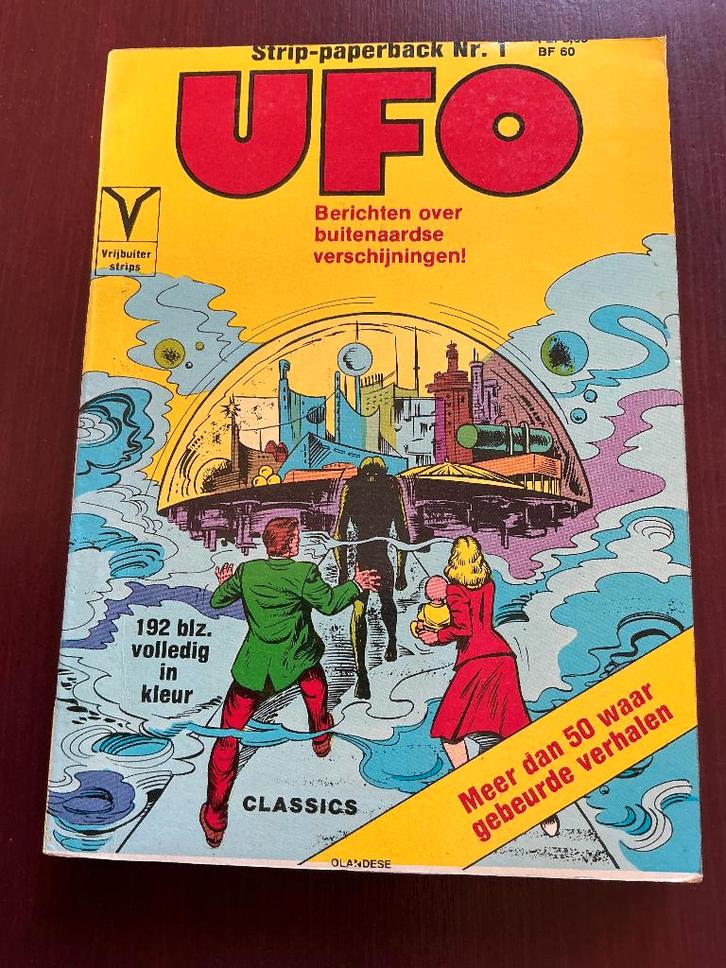 UFO Strippaperback, Boeken, Stripboeken, Gelezen, Eén stripboek, Ophalen of Verzenden