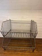 Vintage Draadmanden , opslag, winkel, Overige materialen, Gebruikt, Mand, Ophalen of Verzenden