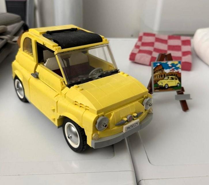 LEGO Creator Expert Fiat 500 (10271) - Compleet, Kinderen en Baby's, Speelgoed | Duplo en Lego, Zo goed als nieuw, Lego, Complete set