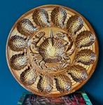 Sarreguemines XL vintage oesterschaal, Ophalen of Verzenden, Overige stijlen, Bord(en)