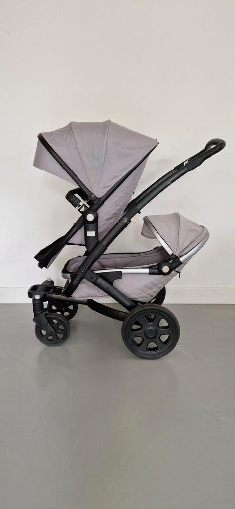 Joolz Geo2 duo grijs, Kinderen en Baby's, Kinderwagens en Combinaties, Gebruikt, Combiwagen, Overige merken, Duowagen, Verstelbare duwstang