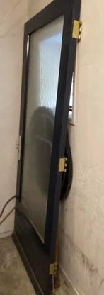 Buitendeur met glas, Doe-het-zelf en Verbouw, Deuren en Horren, Ophalen, 200 tot 215 cm, Glas, Buitendeur