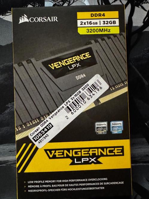 Corsair DDR4 Vengeance LPX 2x16GB 3200MHz, Computers en Software, RAM geheugen, Zo goed als nieuw, Desktop, 32 GB, DDR4, Ophalen of Verzenden