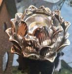 Nieuwe Lotus Kaarthouder Zilver, Huis en Inrichting, Woonaccessoires | Kandelaars en Kaarsen, Nieuw, Ophalen of Verzenden, Metaal