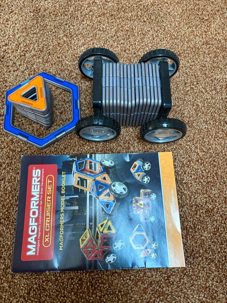 Magformers Magneten Set, Kinderen en Baby's, Speelgoed | Duplo en Lego, Gebruikt, Losse stenen, Ophalen of Verzenden