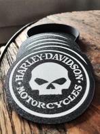 Set onderzetters van Harley Davidson, Ophalen of Verzenden, Nieuw, Glas of Kopje