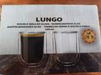8 Dubbelwandige koffieglazen 130 ml, Nieuw, Glas, Glas of Glazen, Ophalen of Verzenden