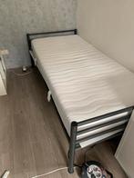 1 persoonbed 90x200 cm, Huis en Inrichting, Slaapkamer | Bedden, Ophalen, 90 cm, Eenpersoons, Zwart