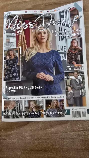 Miss Doodle #4 Naaipatronen beschikbaar voor biedingen