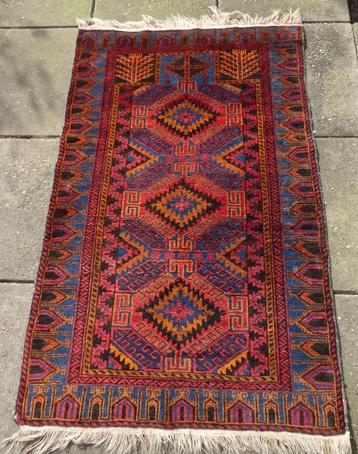 Vintage Perzisch handgeknoopt Oosterse vloerkleed tapijt  beschikbaar voor biedingen