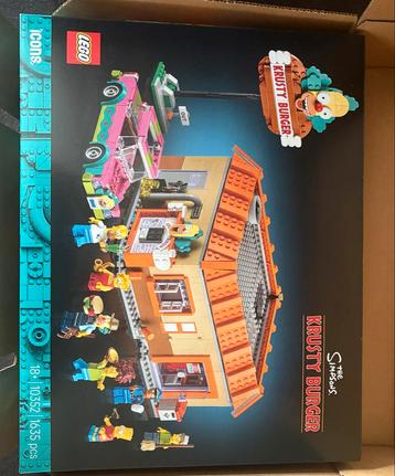 Lego Simpsons Krusty Burger Set - Compleet! beschikbaar voor biedingen