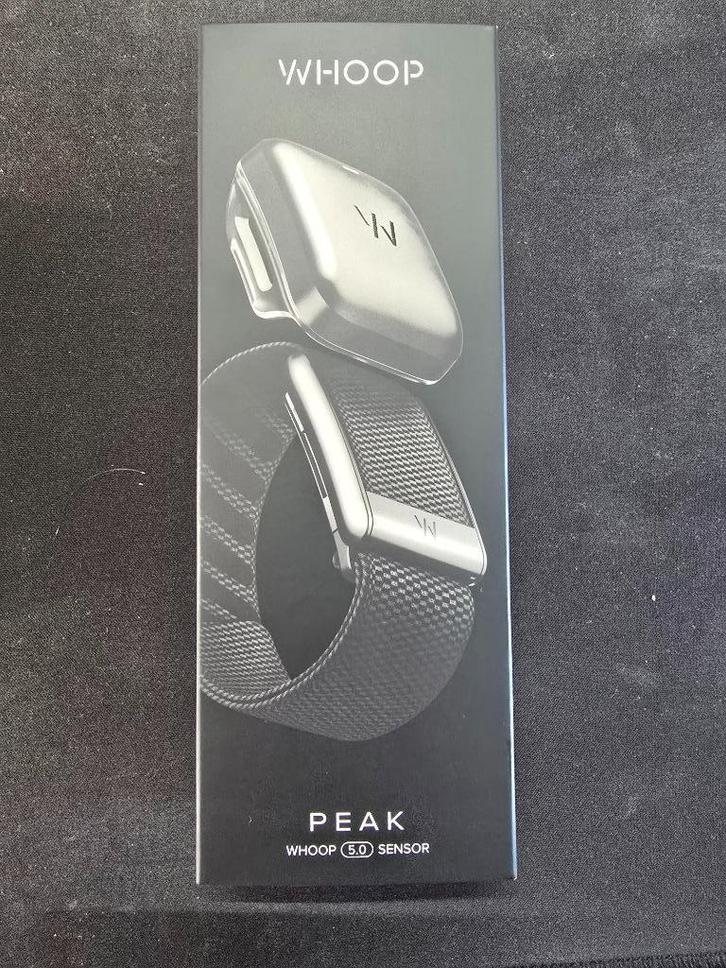 Whoop 5.0 PEAK 1 maand gratis + 10% korting, Sieraden, Tassen en Uiterlijk, Activity trackers, Nieuw, iOS, Zwart, Waterdicht, Ophalen