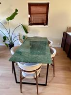 Marmeren eettafel - India groen - 180 x 90 - incl verpakking, Ophalen, 50 tot 100 cm, Zo goed als nieuw, Vijf personen of meer