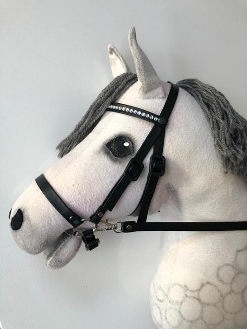 hoofdstel hobbyhorse / stokpaard zilver dot klein 10mm, Hobby en Vrije tijd, Overige Hobby en Vrije tijd, Nieuw, Ophalen of Verzenden