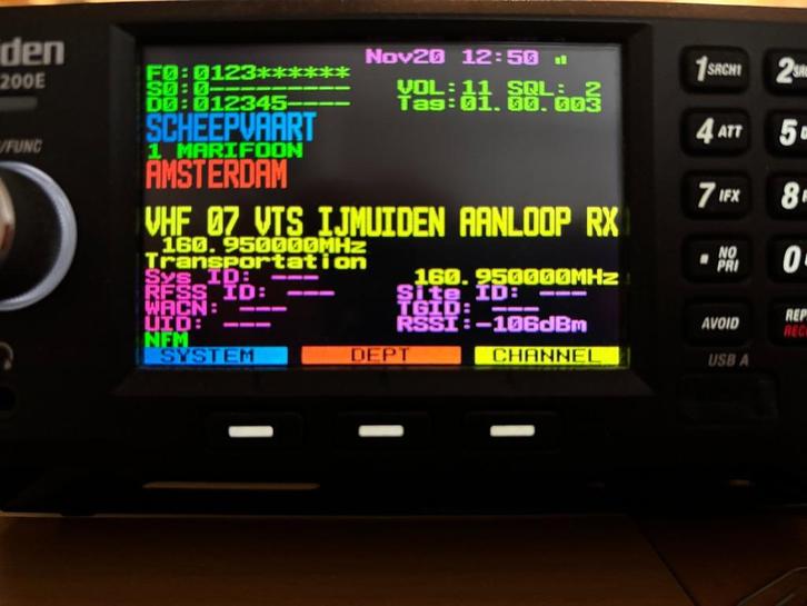 SD microcard met actuele frequenties Uniden SDS 200e en 100, Telecommunicatie, Scanners, Nieuw, 500 kanalen of meer, Ophalen of Verzenden