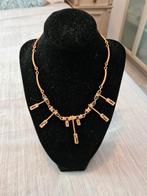 Dolce Vita Gouden Ketting met Blauwe Accenten, Met hanger, Gebruikt, Ophalen of Verzenden, Goud
