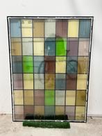 Glas in lood met voorzetraam, Doe-het-zelf en Verbouw, Glas en Ramen, Ophalen, Minder dan 80 cm, Glas in lood, Zo goed als nieuw