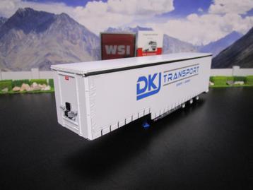 Wsi 01-4747 Semi Dieplader Schuifzeilen Oplegger 3as , DKJ  beschikbaar voor biedingen
