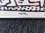 Keith Haring Repro - Aluminium Lijst 25x25, Ophalen of Verzenden
