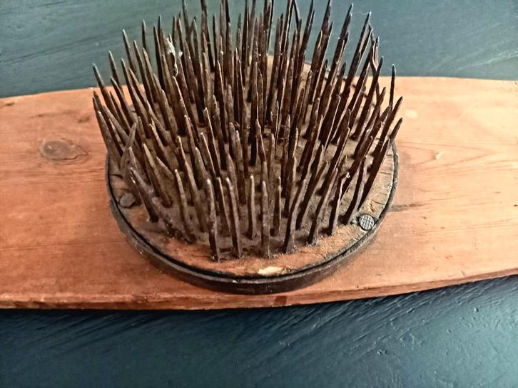 Zeer oude Zweedse wolkam, wolkaarder, vlaskam, Antiek en Kunst, Curiosa en Brocante, Ophalen of Verzenden
