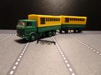 207 herpa scania 92m schenker combi 1:87 truck trein, Ophalen of Verzenden, Zo goed als nieuw, Bus of Vrachtwagen, Herpa