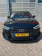 Audi A3 1.4 Tfsi 150pk 2017 Zwart, Auto's, Audi, 4 cilinders, Leder en Stof, Zwart, 650 kg