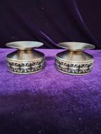 Set van twee Vintage Arthur Salm Kandelaars - Zweden, Ophalen of Verzenden
