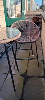 Barset voor op balkon of tuin, Tuin en Terras, Tuinsets en Loungesets, Ophalen, Zo goed als nieuw, 2 zitplaatsen