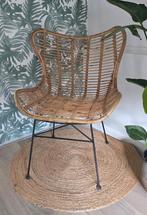 Rotan fauteuil - Zo goed als nieuw!, Ophalen, Minder dan 75 cm, Zo goed als nieuw, Metaal