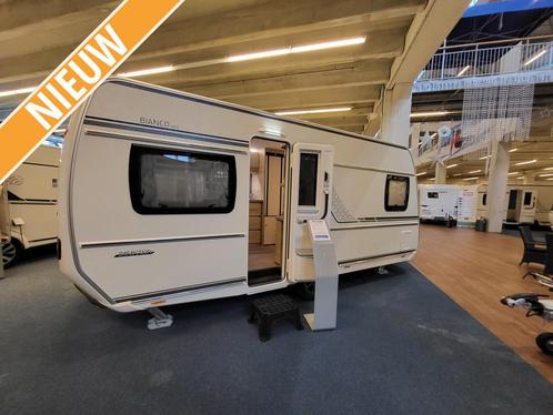 Fendt Bianco 465 SFB; mooi compleet af fabriek oa. vloerverw, Caravans en Kamperen, Caravans, Bedrijf, tot en met 4, Rondzit, Fendt