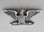 Sterling zilveren broche met American Eagle, vintage, Gebruikt, Zilver, Zilver, Verzenden