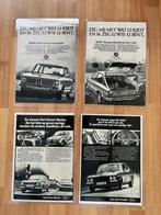 4x Retro Auto poster advertenties BMW en Ford A4 formaat, Ophalen, Nieuw, Auto's