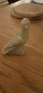 Marmeren en tinnen vogel, Antiek en Kunst, Antiek | Tin, Ophalen of Verzenden