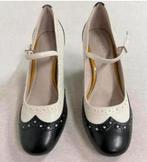Flapper Mary Jane Next Pumps pump met hakken 38 zwart-wit, Kleding | Dames, Schoenen, Pumps, Wit, Ophalen of Verzenden, Zo goed als nieuw