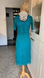 🎄CLUB LONDON groene KANTEN jurk mt 36 nieuwstaat, Cocktailjurk, Ophalen of Verzenden, Zo goed als nieuw, CLUB LONDON