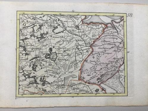 Friesland, regio Drachten/Kollum, JC Sepp, 1773 ., Antiek en Kunst, Kunst | Etsen en Gravures, Verzenden
