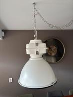 2x Industriële Hanglampen Wit, Ophalen, Gebruikt, Metaal, 50 tot 75 cm