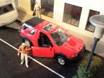 1/43 Land Rover Freelander - Cararama rood, Hobby en Vrije tijd, Ophalen of Verzenden, Zo goed als nieuw, Auto