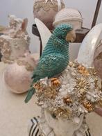 Groot konijnen beeld konijn met papagaai Clayre & Eef barok, Verzamelen, Beelden en Beeldjes, Ophalen of Verzenden, Zo goed als nieuw