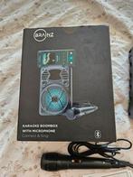 Karaoke Boombox, Audio, Tv en Foto, Karaoke-apparatuur, Complete set, Ophalen of Verzenden, Zo goed als nieuw