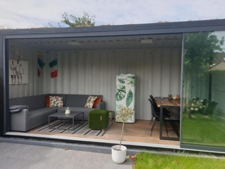 Zeecontainer als tuinhuis | Prins Units, Tuin en Terras, Tuinhuizen, Zo goed als nieuw, Tuinhuis, Metaal, 500 cm of meer, 200 tot 400 cm