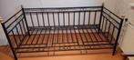 Eenpersoons bed/bank 90 x 200, Ophalen, 90 cm, Eenpersoons, Zwart