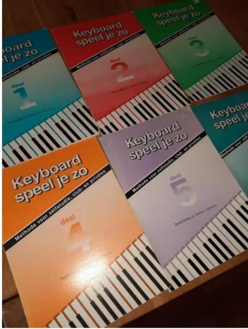 Lesboeken: keyboard speel je zo deel 1,2, 3,4,5,6--aanrader, Muziek en Instrumenten, Bladmuziek, Gebruikt, Les of Cursus, Populair