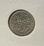 6 pence Engeland 1961, Postzegels en Munten, Ophalen of Verzenden, Overige landen