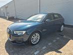 Audi A3 Sportback 30 TFSI Design Pro Line Plus, aircoaudi sm, Auto's, Gebruikt, Euro 6, Blauw, Leder en Stof
